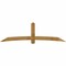 Ekena Millwork Bellingham Timber Gable Bracket, Western Red Cedar, 108"W x 31 1/2"H x 4"D x 6"F, 7/12 Pitch GBW108X31X0406BEL00RWR - alternate 1
